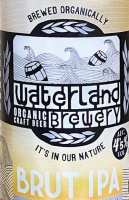 Waterland Brut IPA etiket
